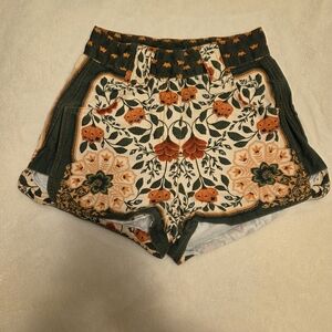 Farm Rio Sand Garden Tapestry Shorts, 25